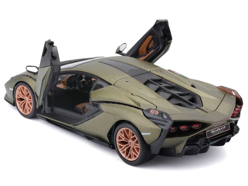 BBurago Lamborghini Sian FKP 37 Grün 1:24 Sammlermodell im Massstab 1:24