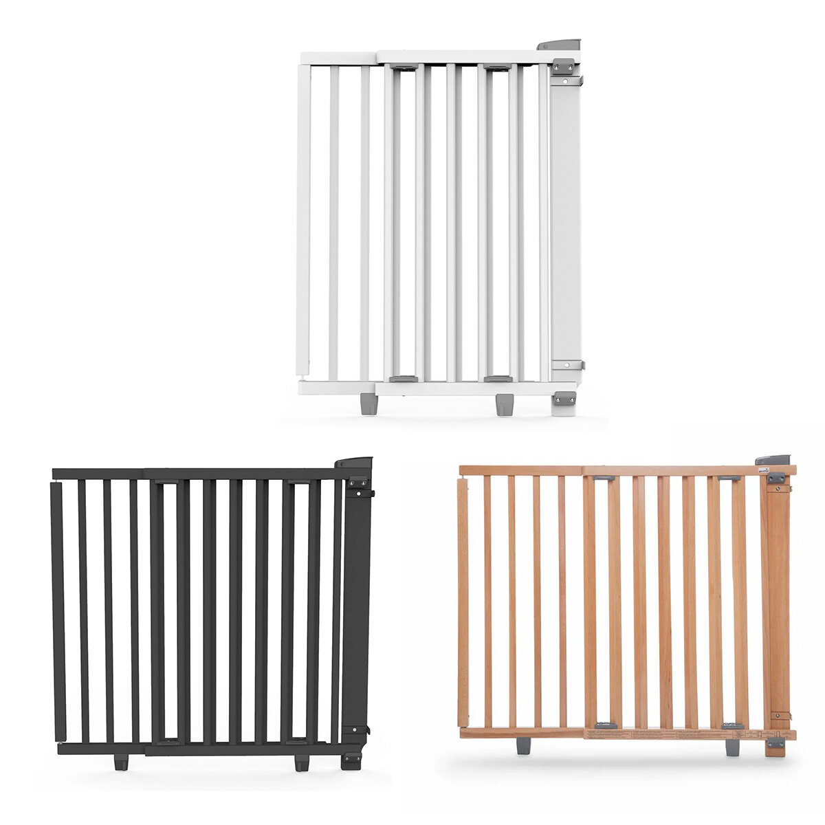 Geuther Baby Products GmbH Geuther by reer Türschutzgitter 2734 78,5 - 133 cm Holz