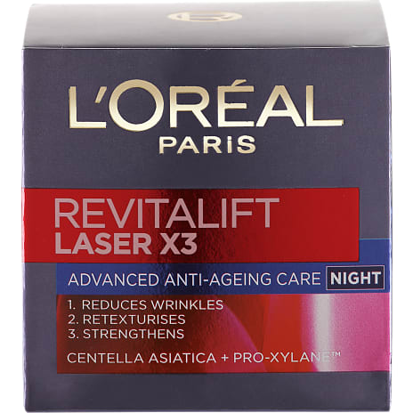 Anti-age natcreme m. hyaluronsyre og pro-xylane
