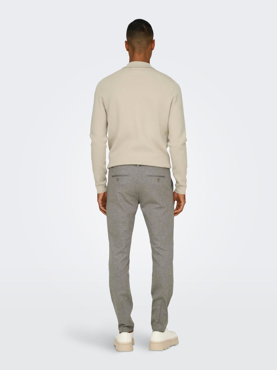 ONSMARK Slim Fit Hose Chinchilla