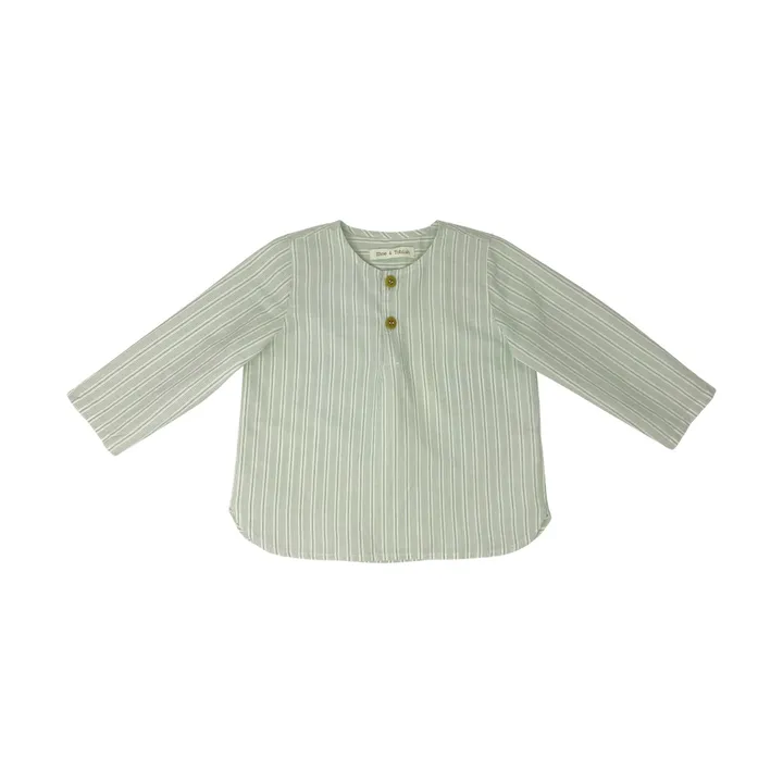 Zhoe & Tobiah Kurta Rayée | Vert