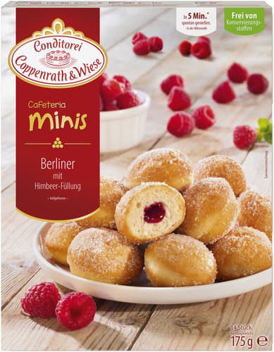 Coppenrath & Wiese Mini-Berliner mit Himbeerfüllung