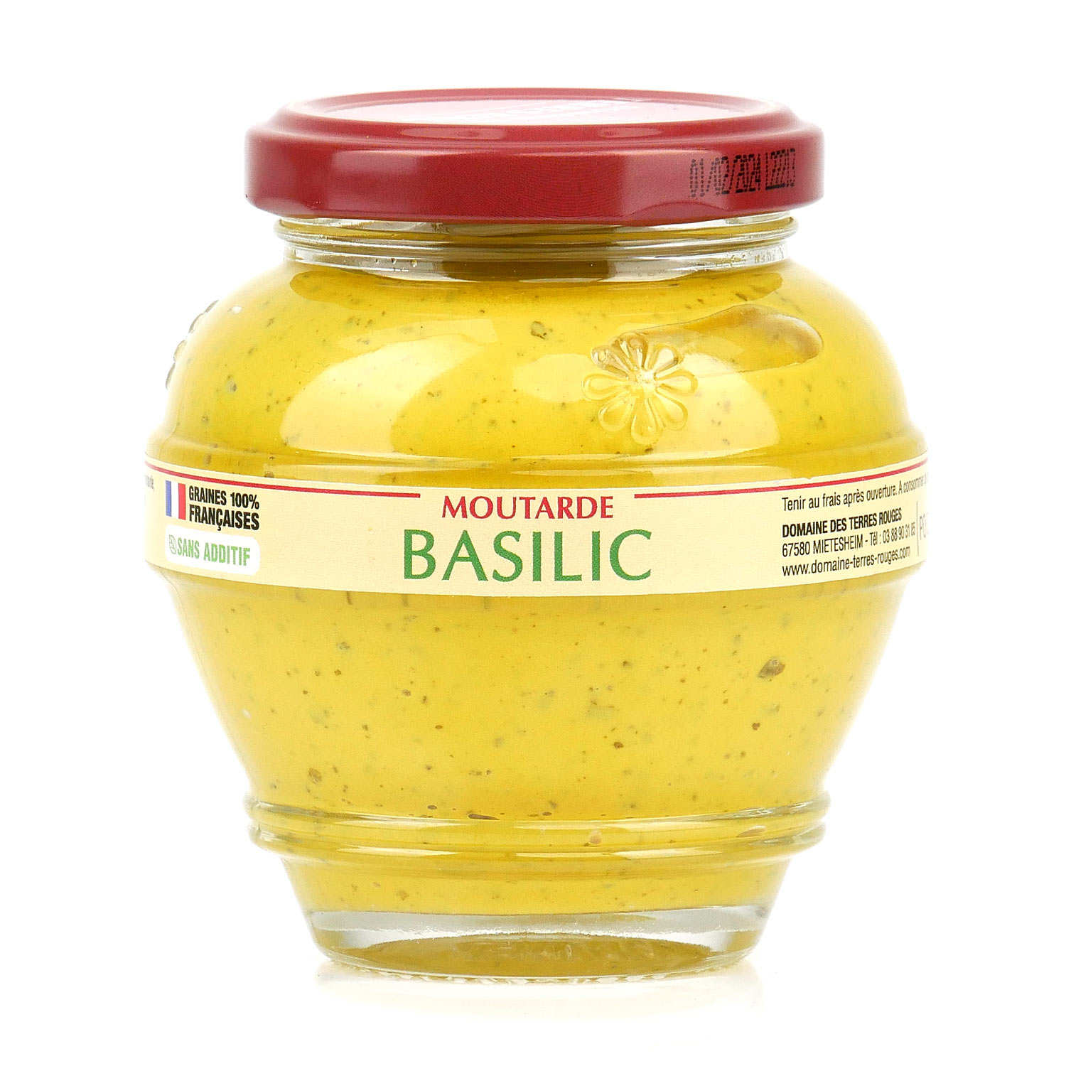 Moutarde au basilic - 100% graines françaises