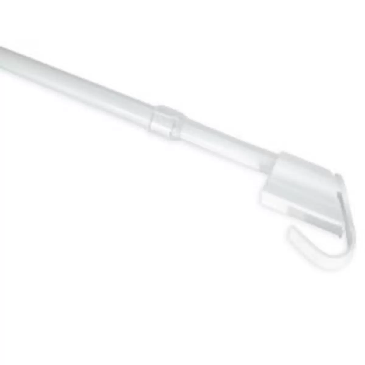 Klemmstange mit Haken weiss