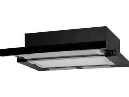 Elica Elite 14 LUX BL/A/50 - Hætte - teleskopisk - bredde: 49.8 cm - dybde: 28 cm - udtrækning og recirkulation (-) - sort