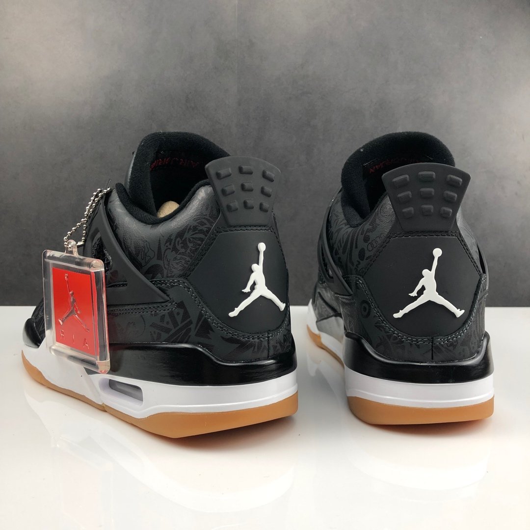 Jordan 4 Retro Laser Black Gum