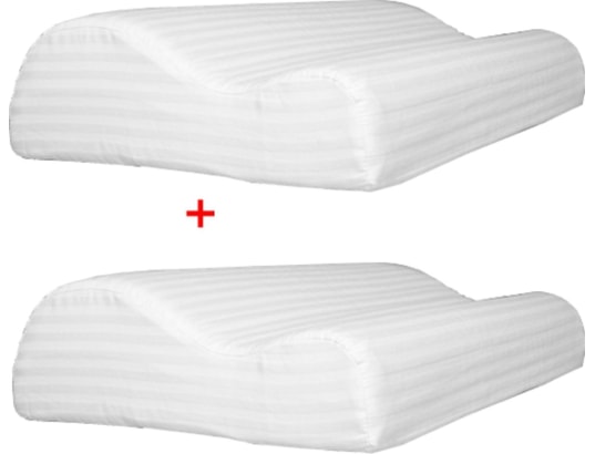 MOSHY - Pack oreiller Cervical 55x30 x2