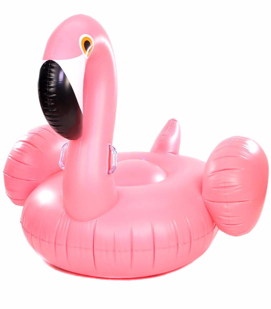 (150cm) Grosse Aufblasbare Wasser Luftmatratze Liegesofa Badeinsel - Rosa Flamingo