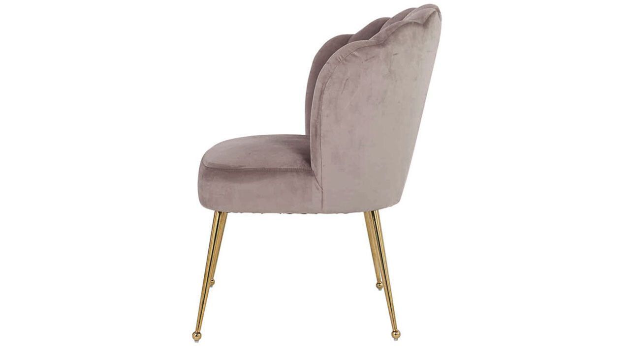 Eetkamerstoel 210178 Khaki Velvet Pippa B66 x D64 x H86 cm
