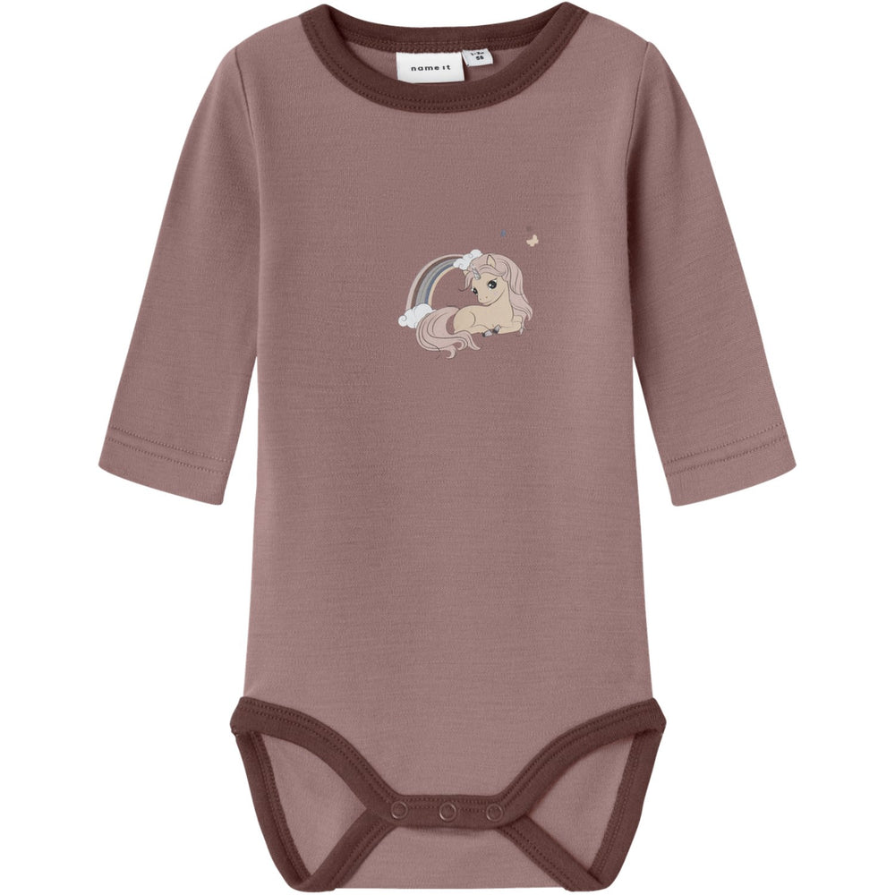 Køb Name It Antler Unicorn Nbfwillit Uld Ls Body
