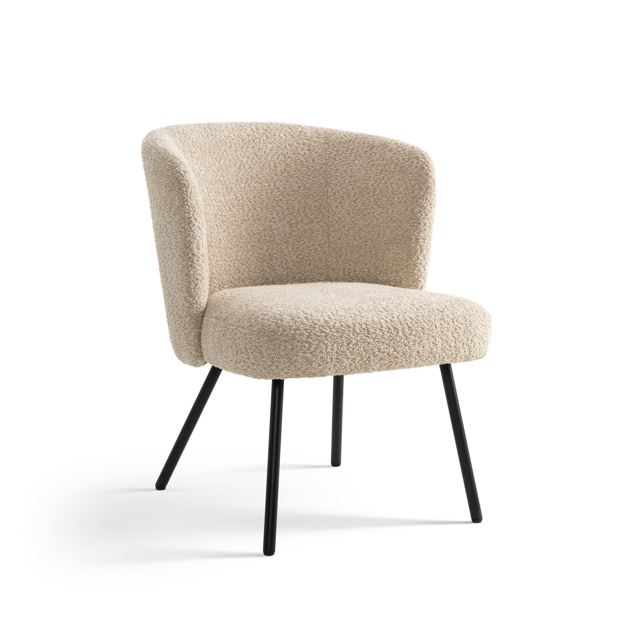 Furnihaus Fauteuil Cindy Boucle Beige Stof