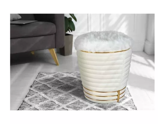 Tabouret Design en Tissu 