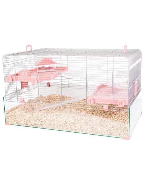 Zolux Panas 80 - Dierenverblijf - 79x48x45 cm Pink