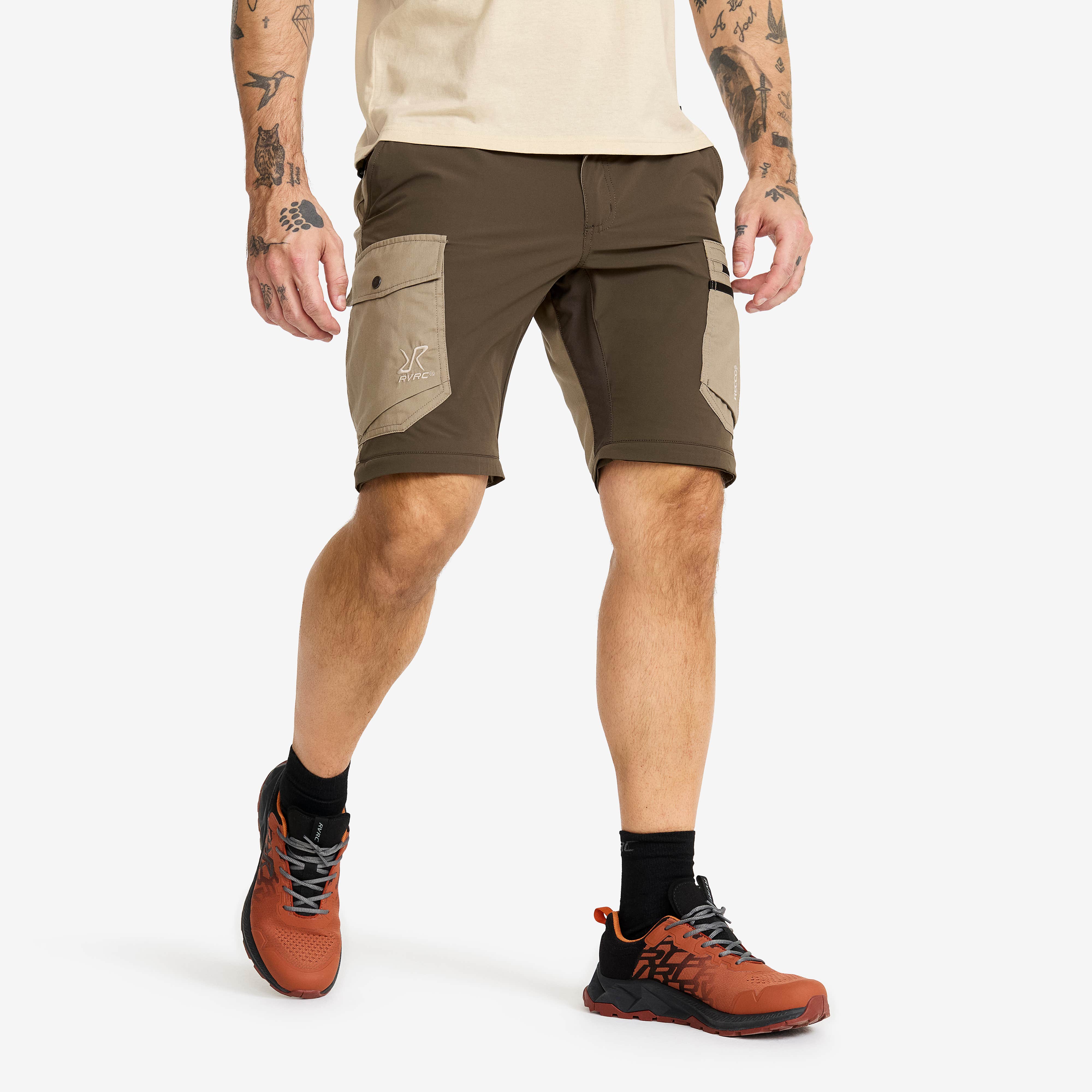 Rambler Lightweight Zip-off Pants Herre Mud/Brindle