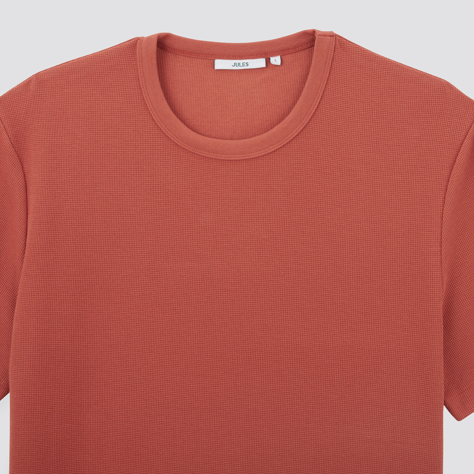 Tee shirt matière fantaisie Orange foncé