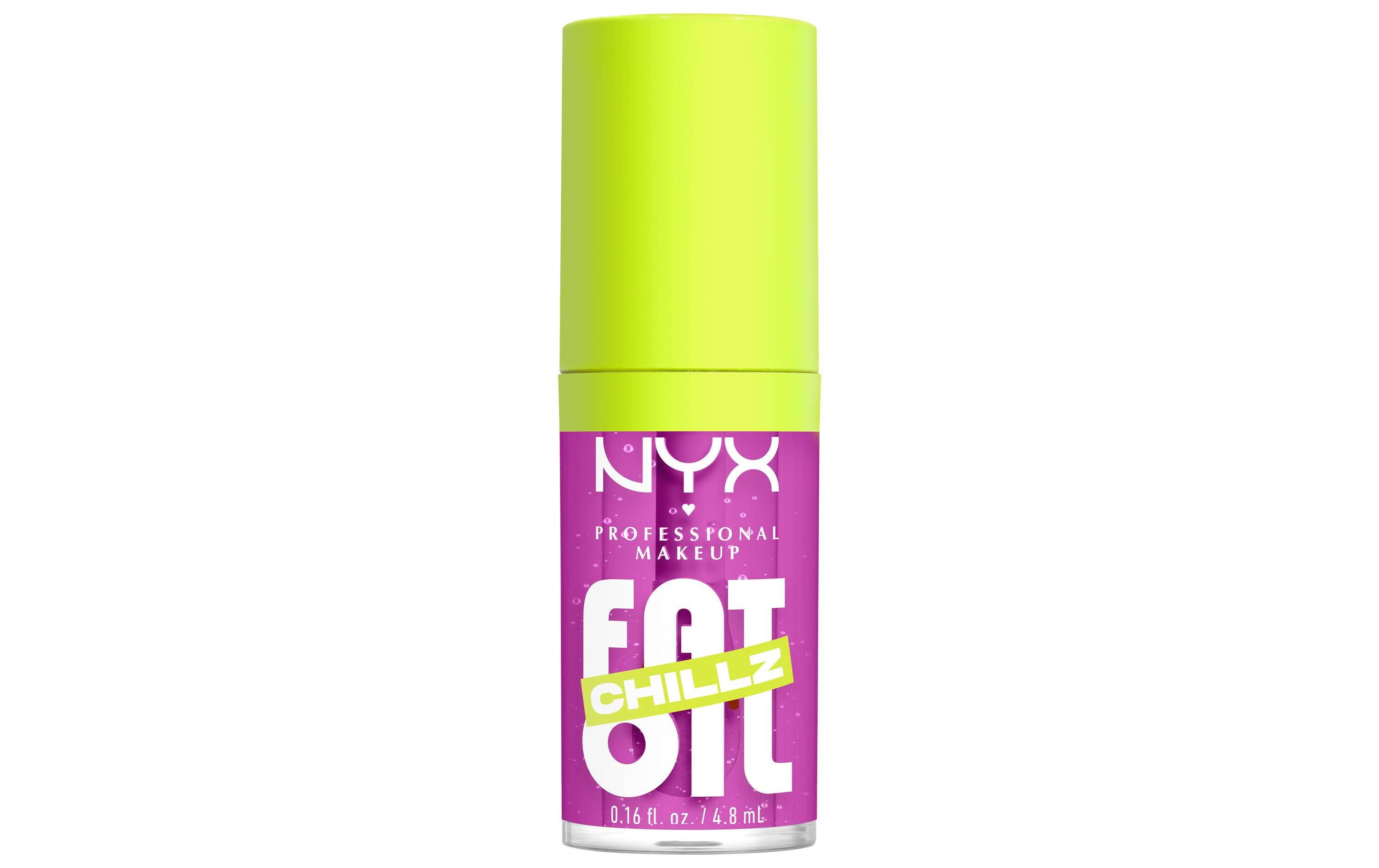 Lip Gloss Fat Oil Chillz Strawberry SlushVeganer Lip Gloss für 12 Stunden volle und gepflegte Lippen