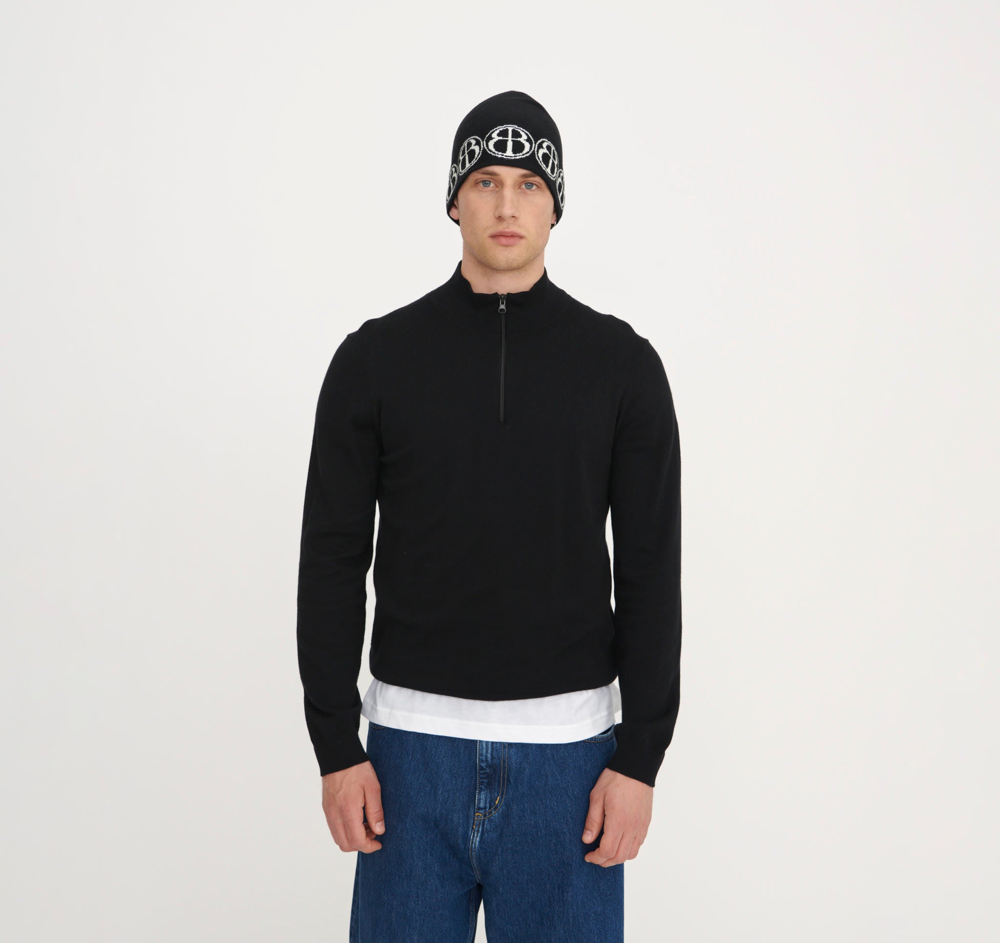 COTTON<br>Soft Knit Jacquard Beanie