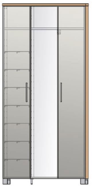 VOSS XL-Dielenschrank SANTINA