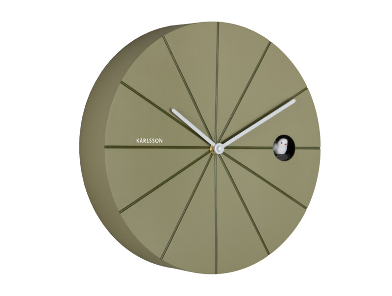 Wall Clock Destacado Cuckoo KA6068BL Air blue w. classic blue