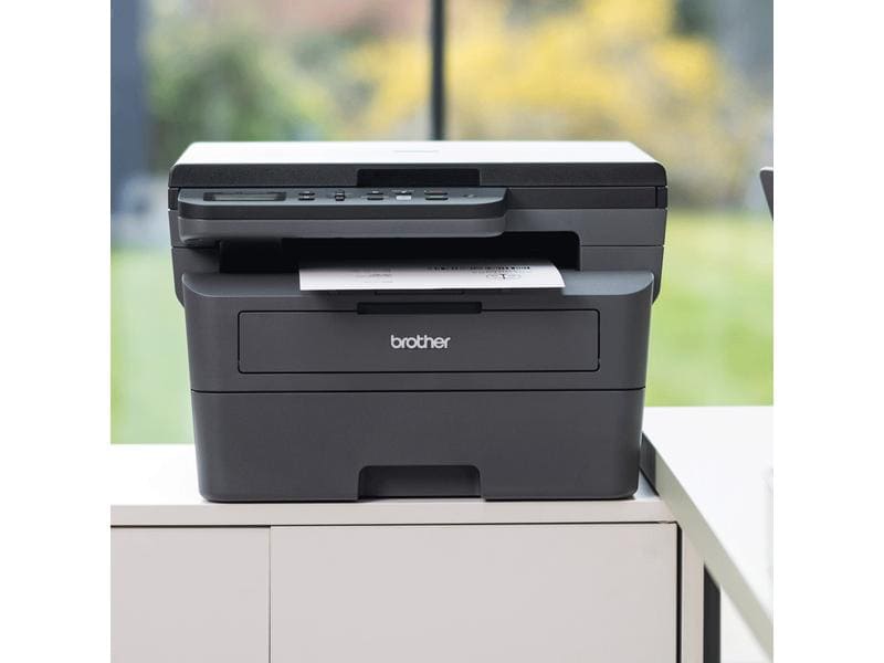 Brother Multifunktionsdrucker DCP-L2620DW Netzwerkfähiger 3-in-1-Monolaser-Multifunktionsdrucker mit Duplexdruck