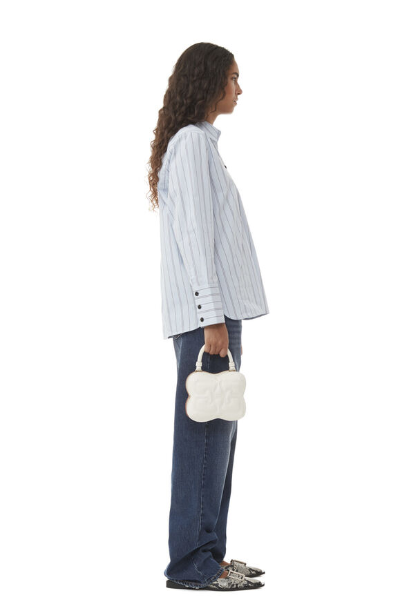 Ganni Butterfly Small Crossbody Egret