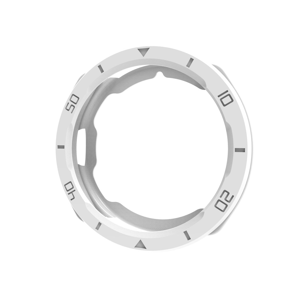 Veske og skjermbeskytter til Samsung Galaxy Watch 4/5 40 mm Hvit