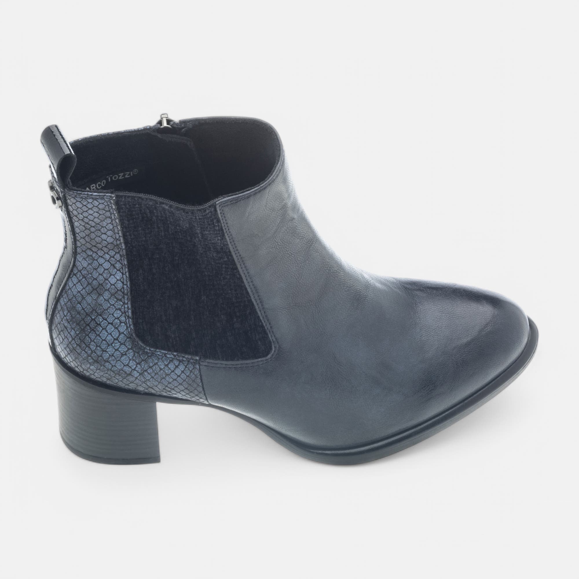 Bottines Femme bleu marine