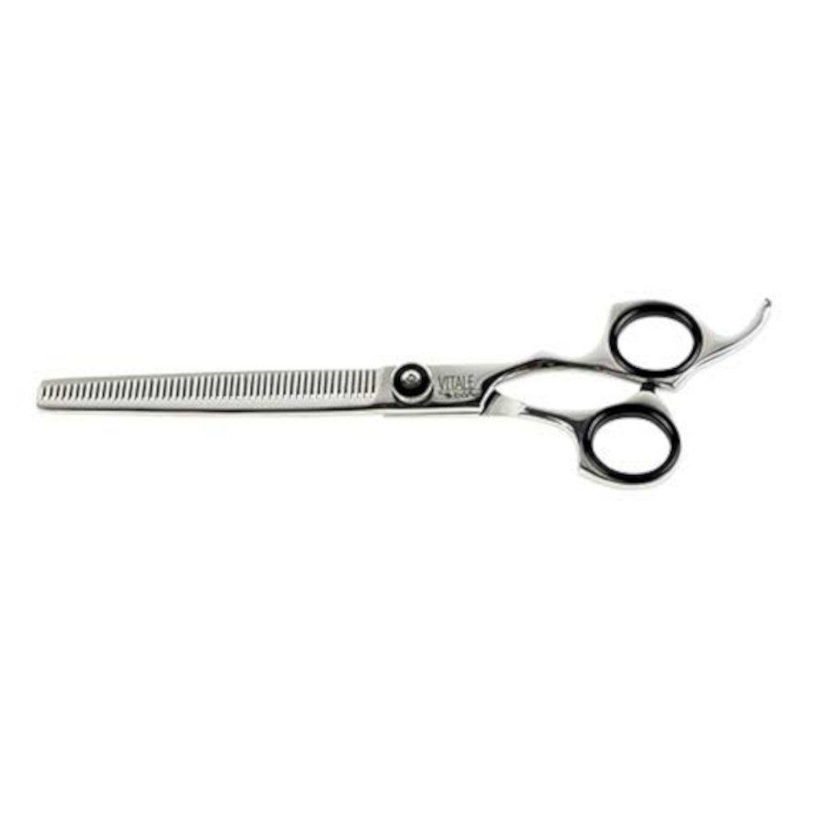 Tesoura de tosa Ibáñez Vitale Sculpting para cães, 50 dentes, adequada para pelagens bem cuidadas e não excessivamente densas, 20 cm de comprimento.