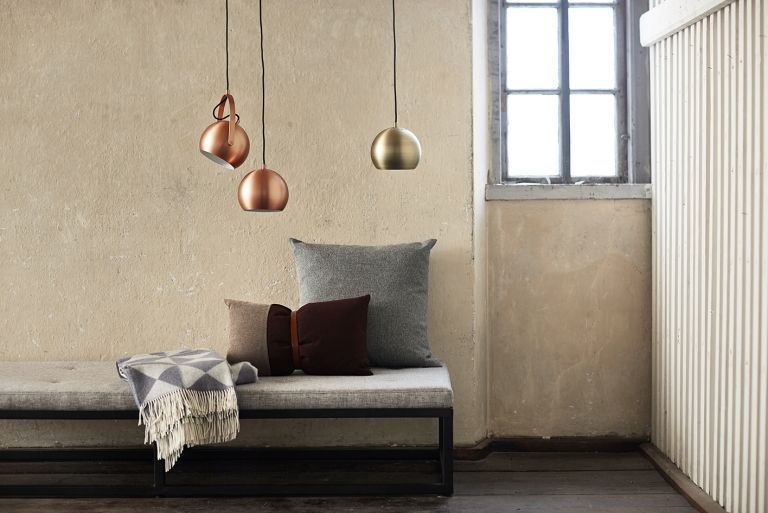 Frandsen Ball Handle hanglamp Ø18 zwart