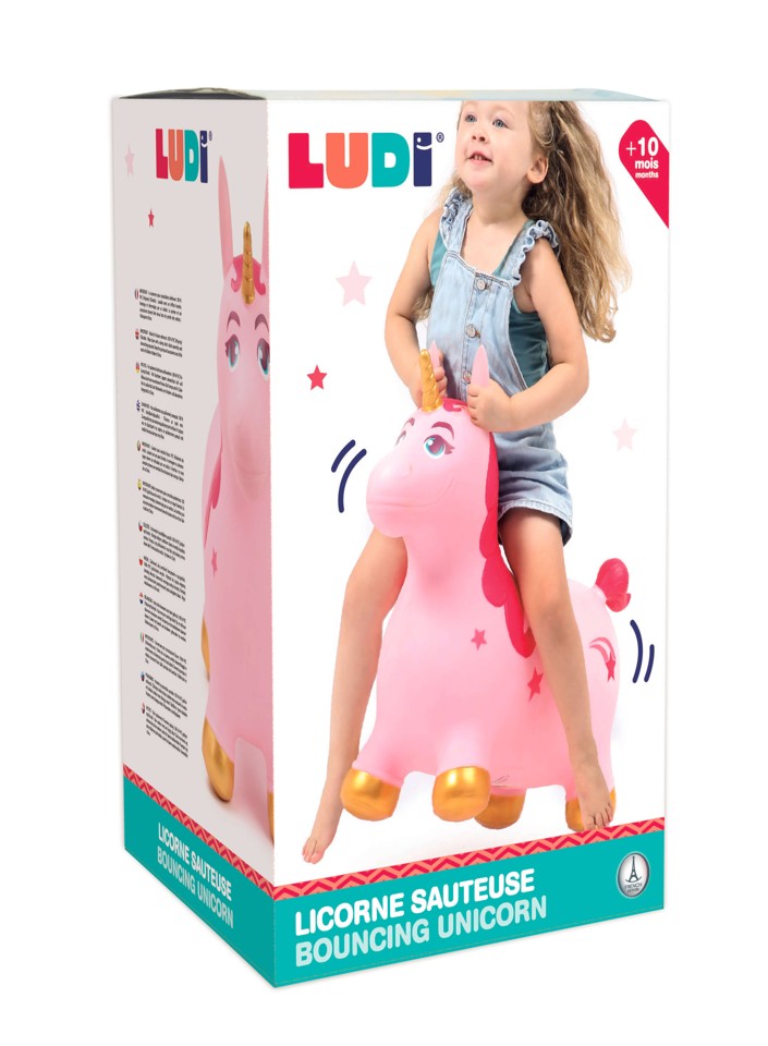 Ludi - Hoppedyr - Enhjørning - (LU90040)
