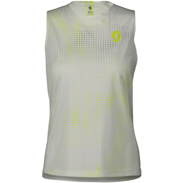 Débardeur trail SCOTT SCOTT TANK W'S RC RUN SL WHITE/YELLOW