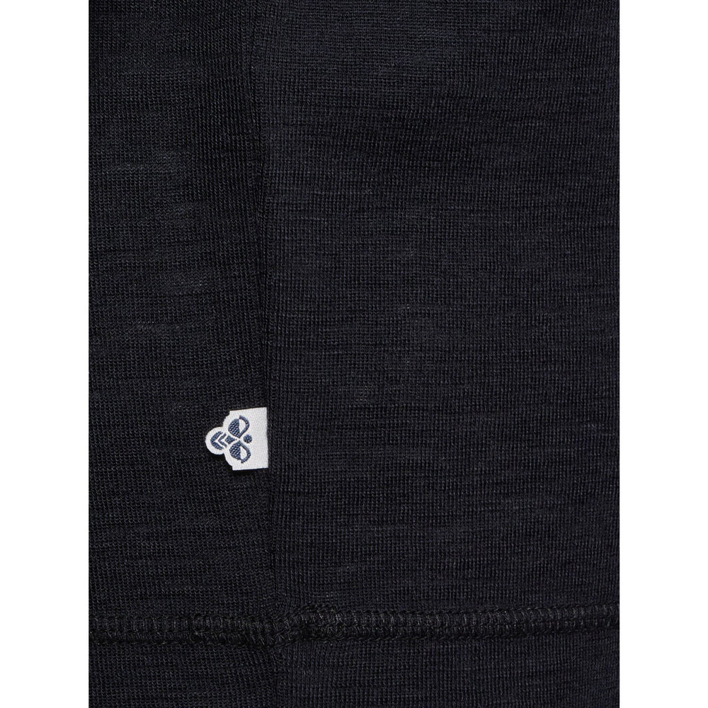 Køb Hummel Black Jr Uld Rib T-Shirt L/S
