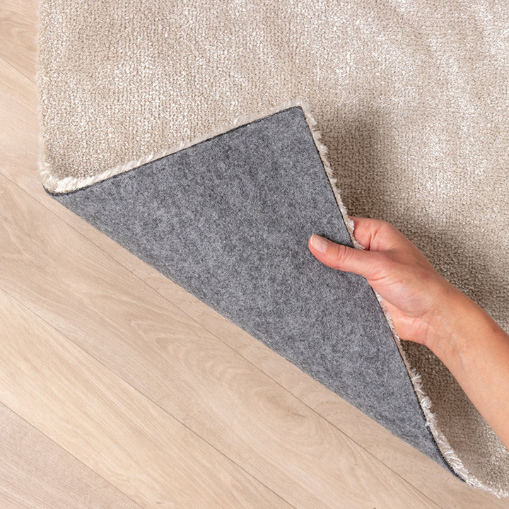 Viscose vloerkleed - Vive Creme | Wasbaar!