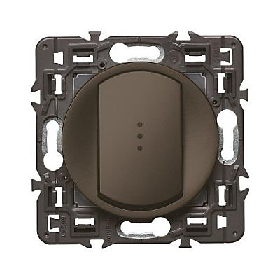 Mécanisme poussoir à voyant Legrand Céliane graphite