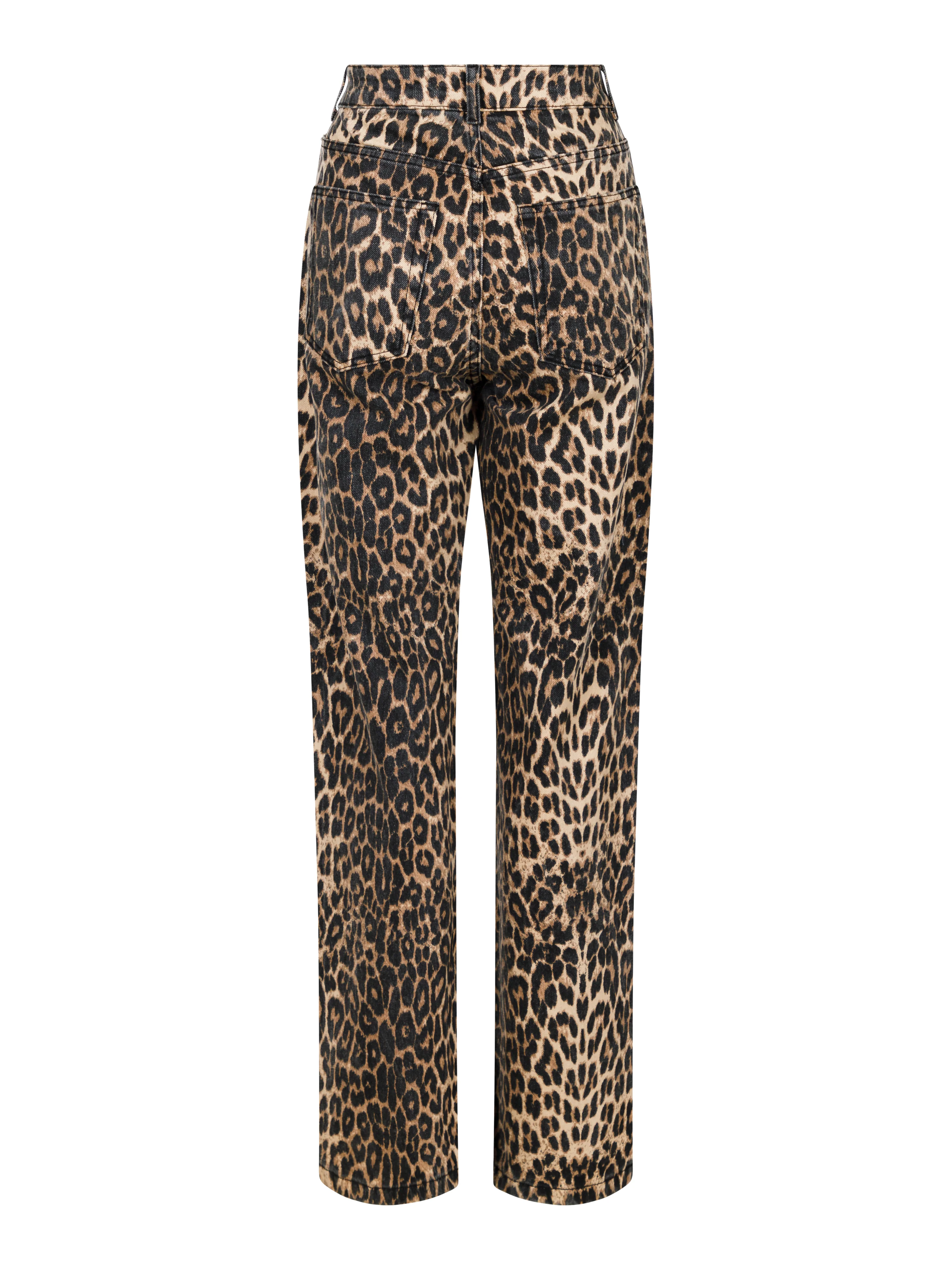 Neo Noir  Simona straight leg jeans - Leopard