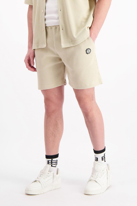 Black Bananas beige heren korte broek