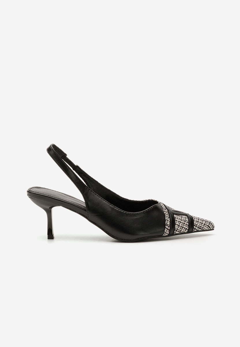 Chaussures slingback noirs Vivyana