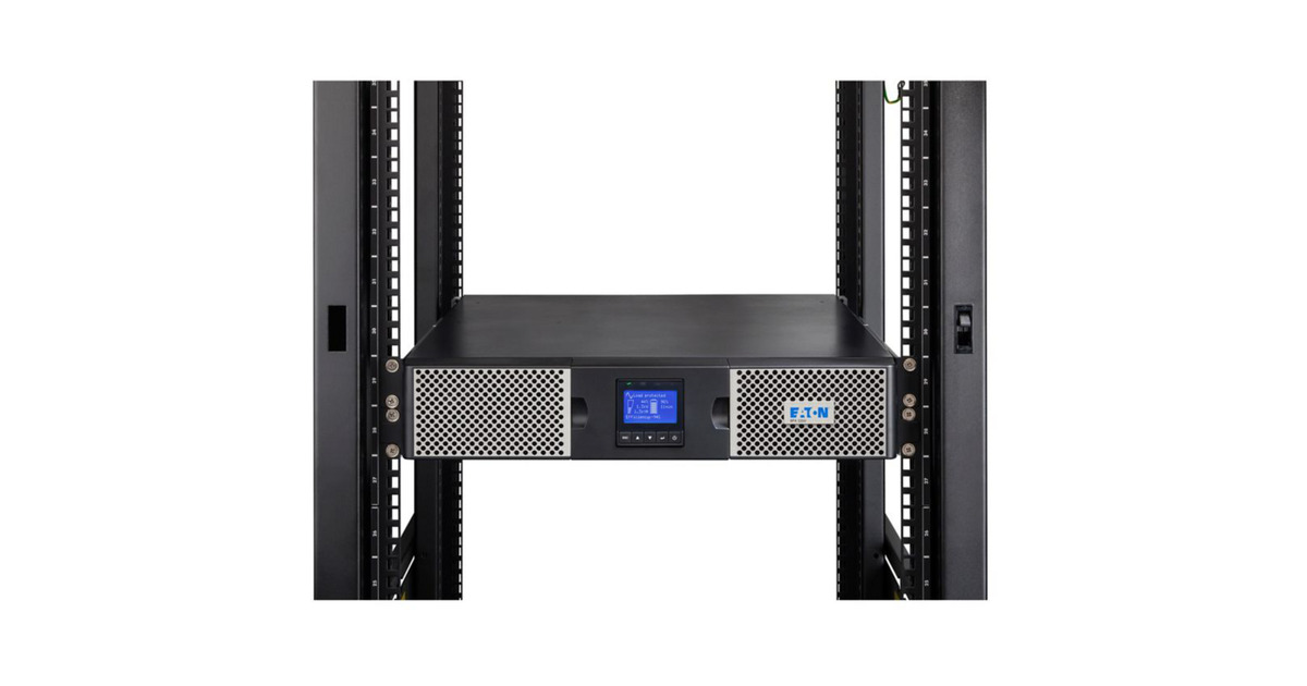 Eaton Power Quality9PX UPS Netpack (9PX3000IRTN) ups  (Zwart/zilver, 8x C13, 2x C19, USB incl. Netwerkkaart)
