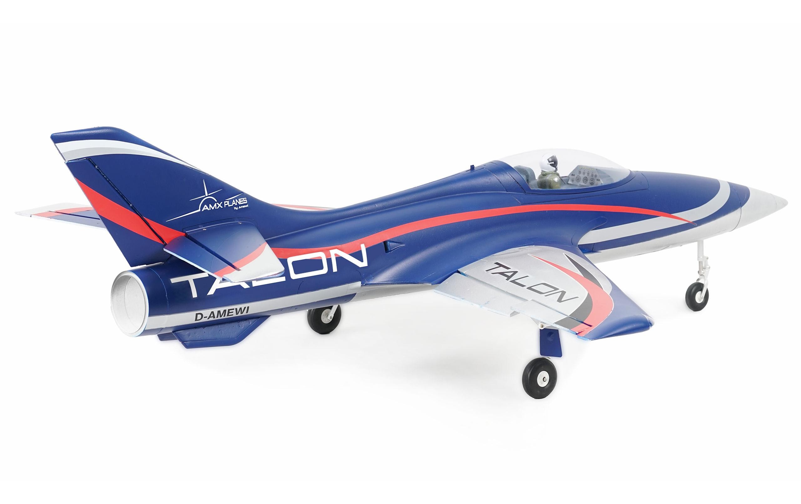 Impeller Jet Talon 80 mm EDF, 1100 mm, Blau, PNP<br>AMXPlanes Talon EDF Jet mit Einziehfahrwerk