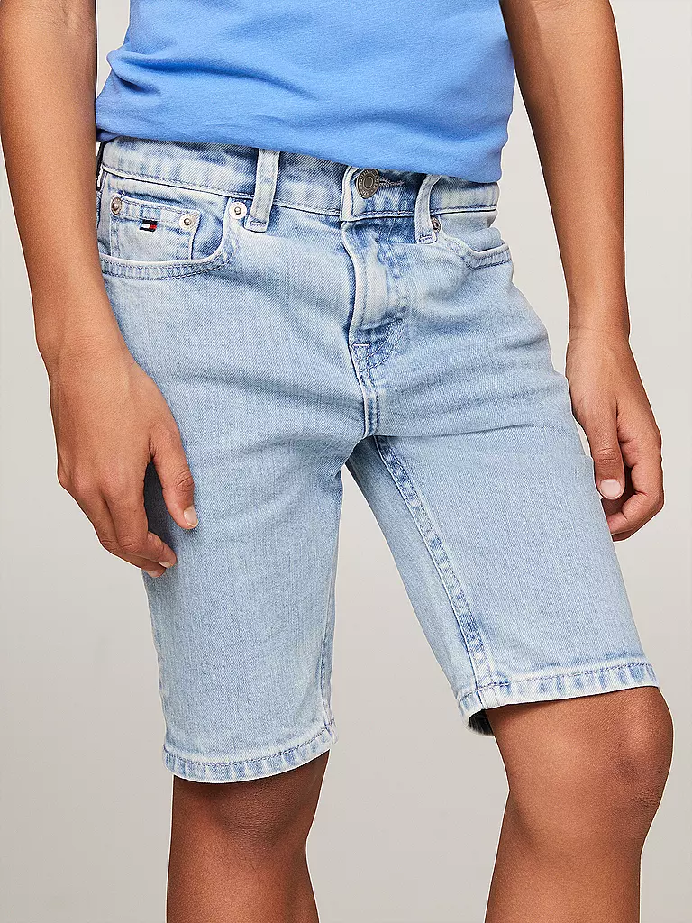 TOMMY HILFIGER Jungen Jeansshorts  hellblau