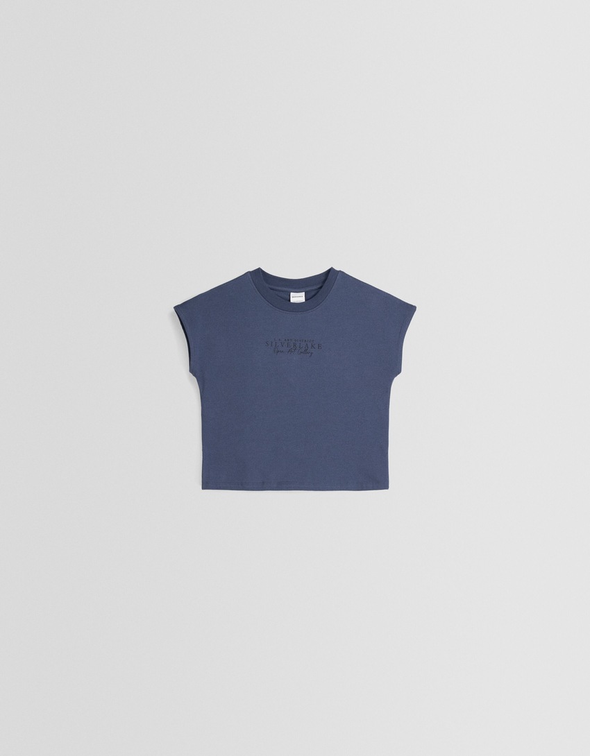 Camiseta de manga curta com estampa