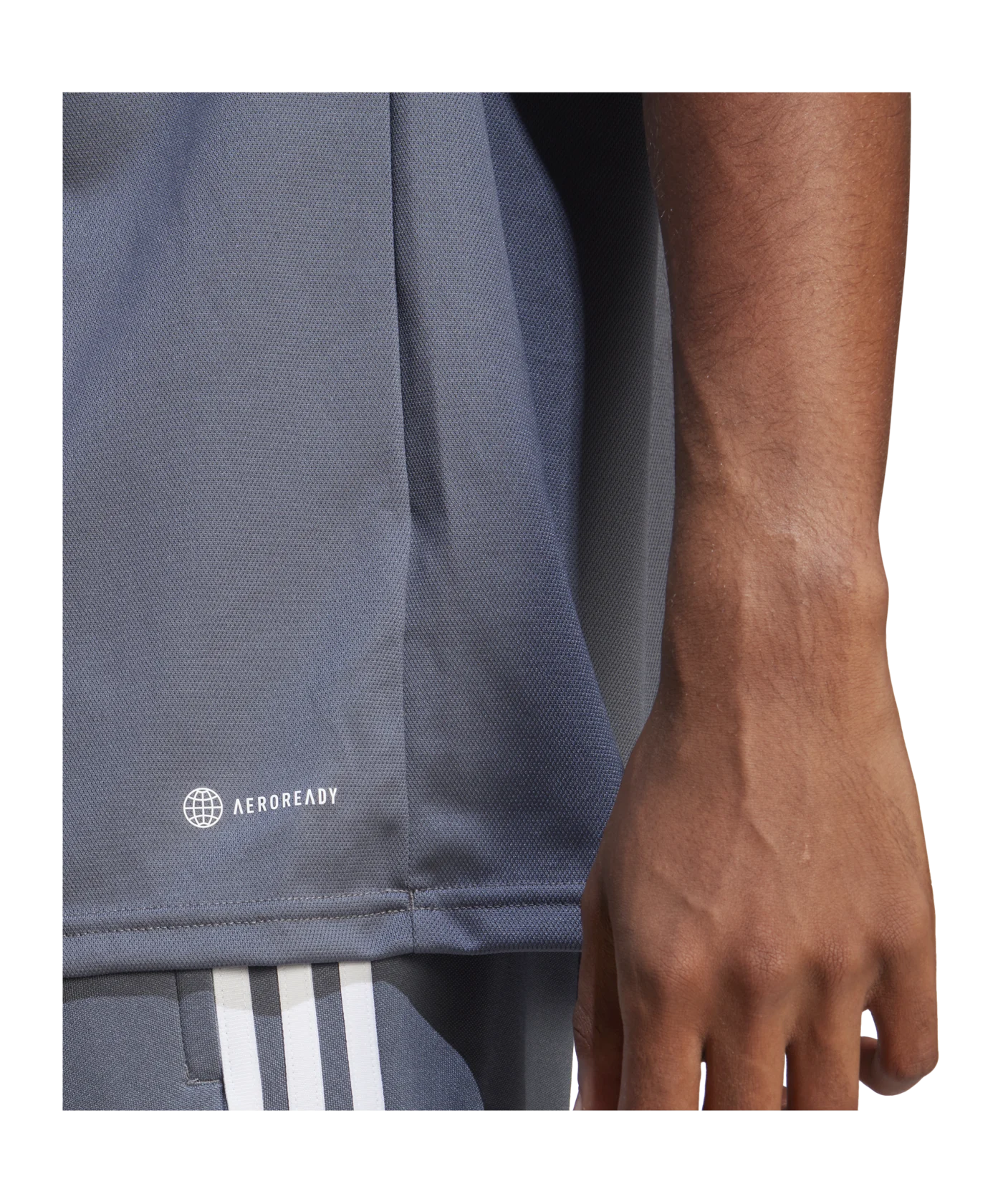 adidas Tiro 23 Poloshirt Grau