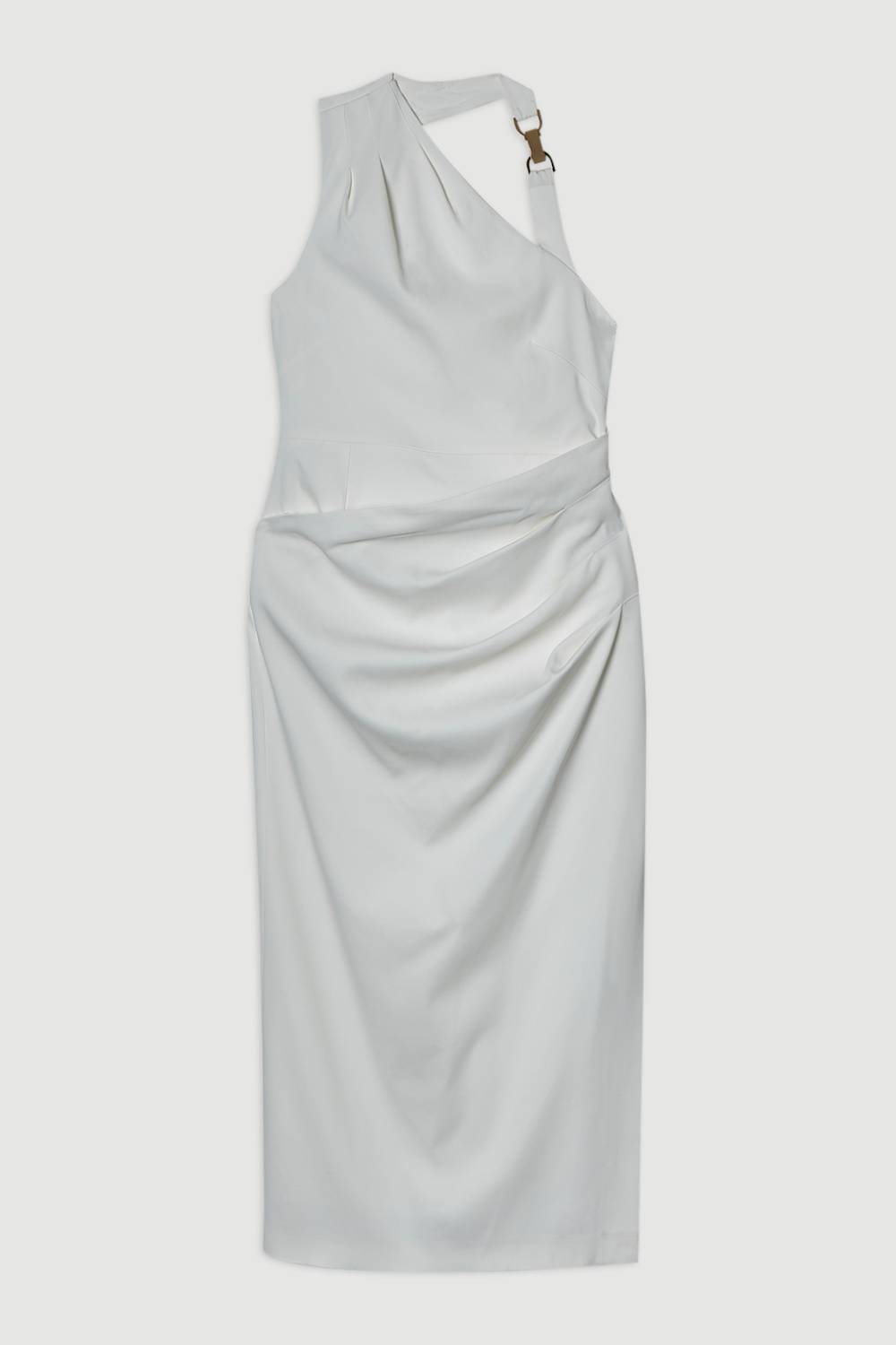 KarenMillen Robe midi dos asymétrique tailleur soignée