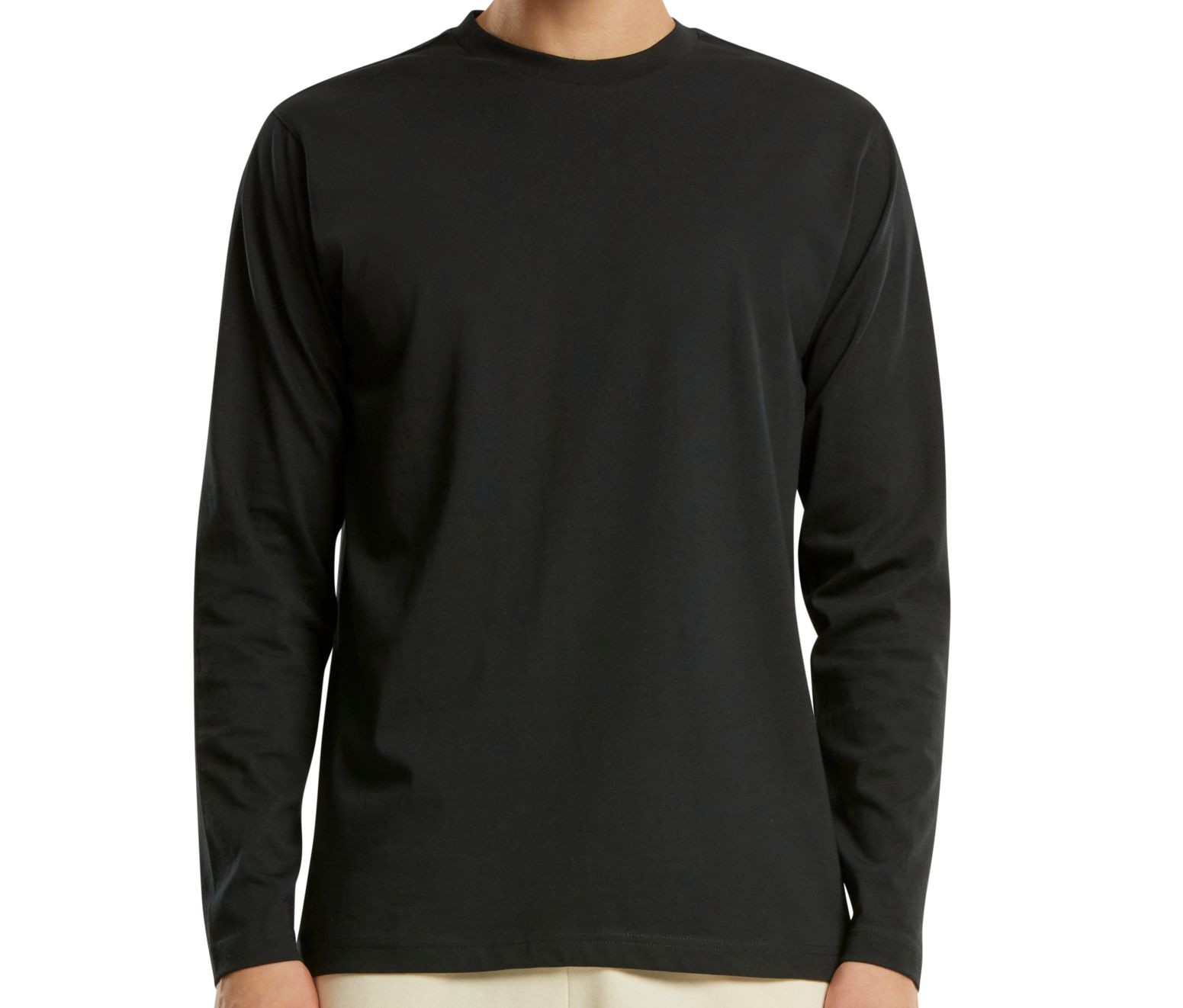NEW MORNING STUDIOS NM009 - Tee-shirt ajusté manches longues