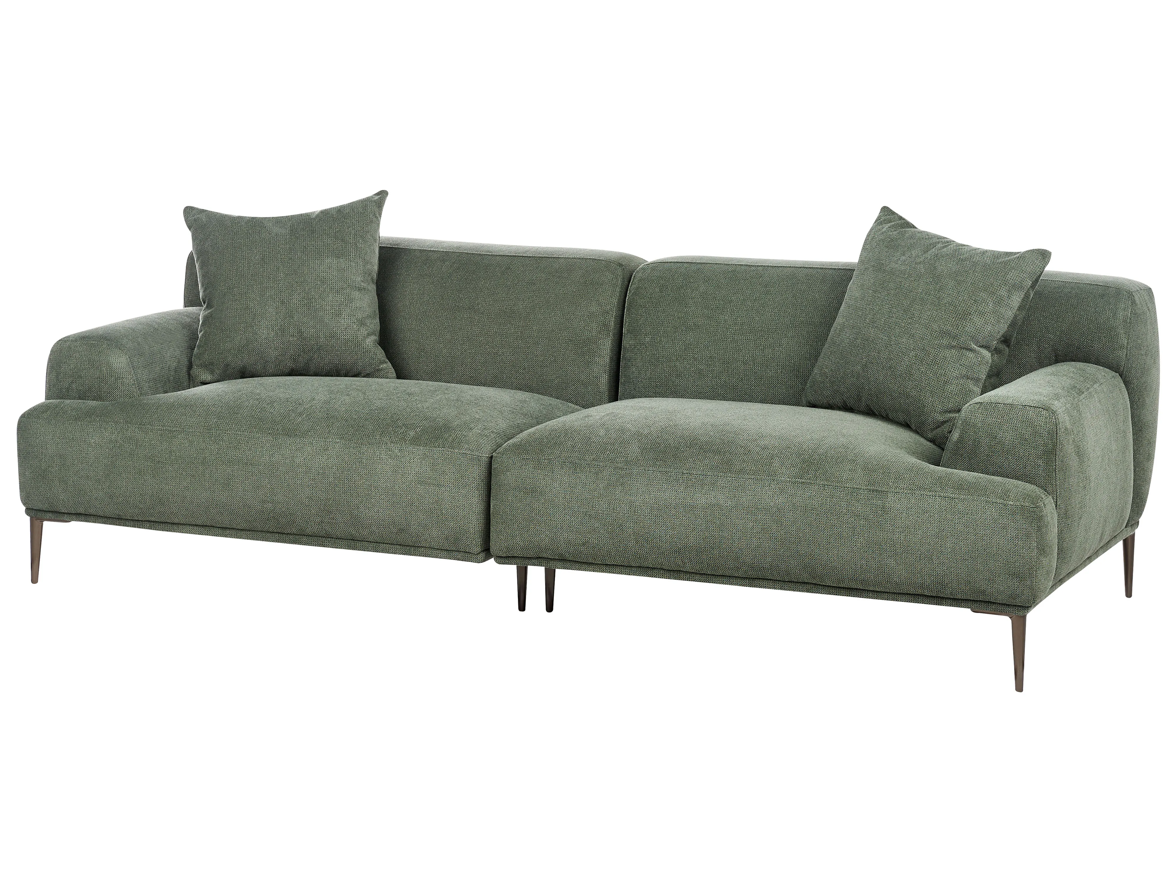 Bank 3-zits MATILA Stof Groen