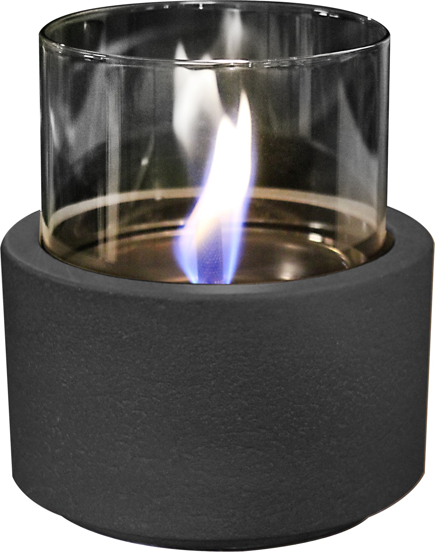 Tenderflame tafelhaard Lilly 12 zwart D 13 H 17,5 cm