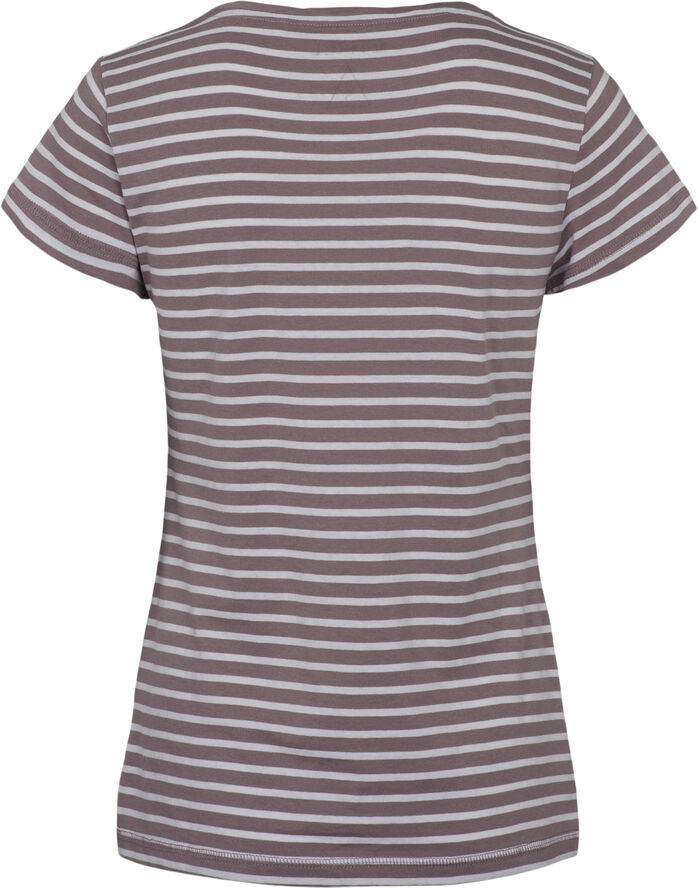 Etirel Nautic Stripe T-Shirt Brun