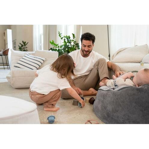 Doomoo transat pouf évolutif Seat'n Grow - Grey - BABYMOOV