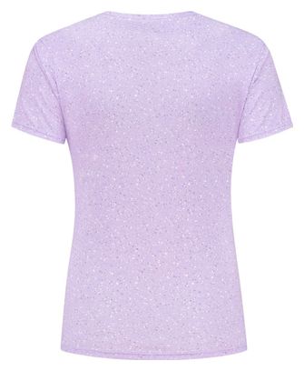 Maillot Manches Courtes Rogelli Sparkle Violet Femme