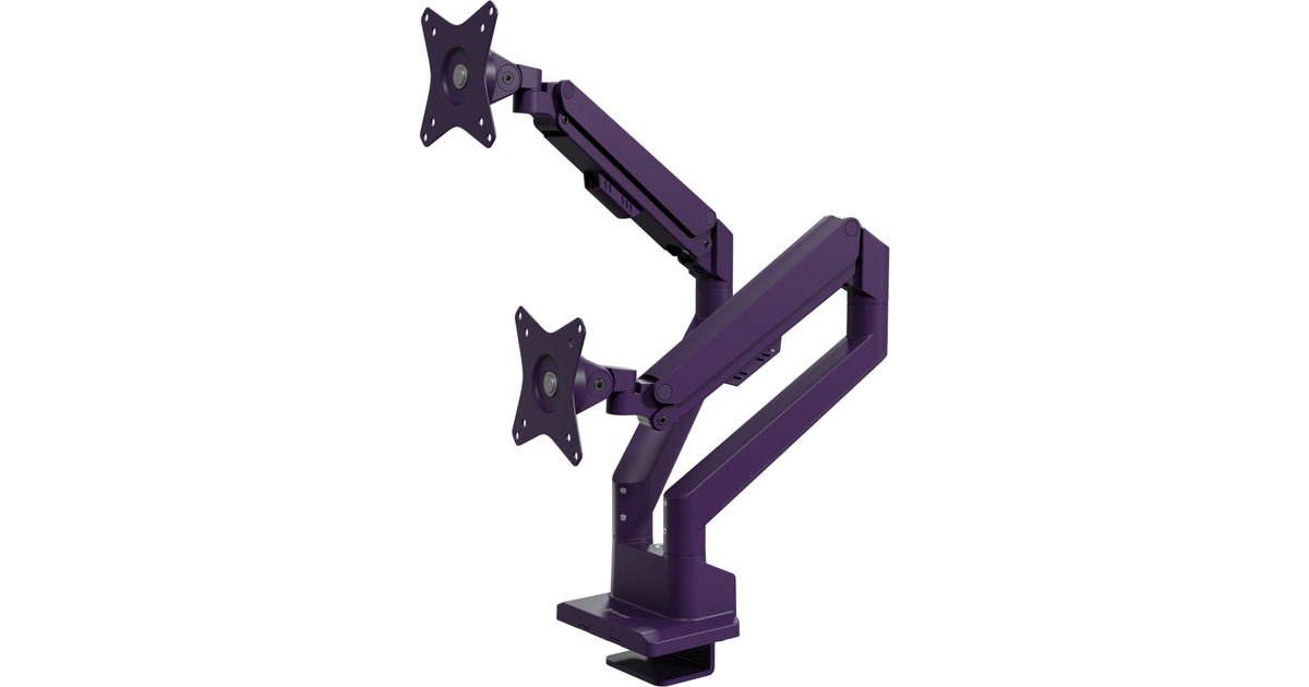ArozziAlzare Neo Duo - Gas Spring Monitor Arm - Purple monitorarm  (Paars)